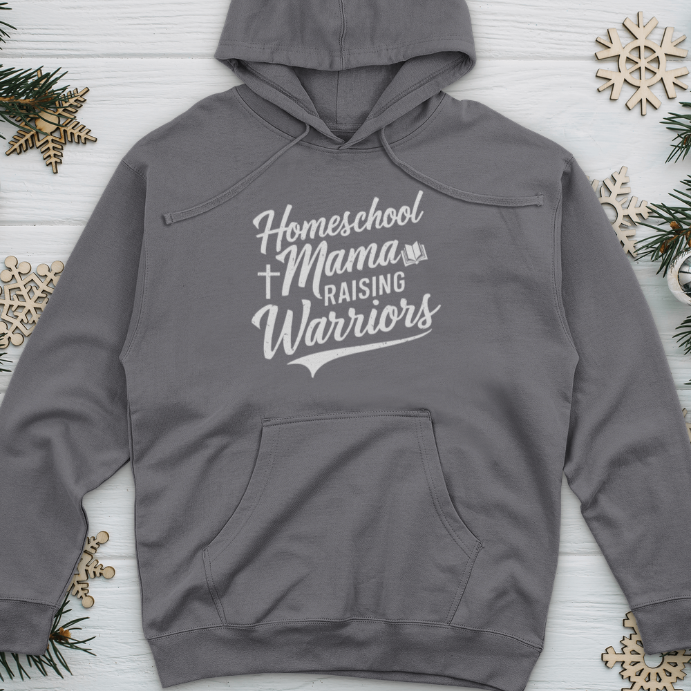 Homeschool Mama Raising Warriors Midweight Hooded Sweatshirt