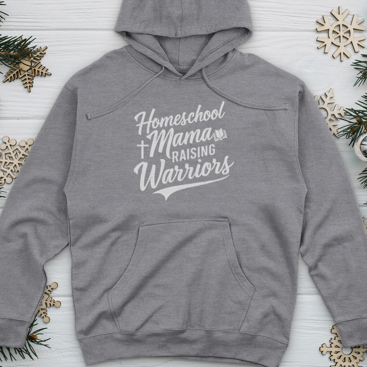 Homeschool Mama Raising Warriors Midweight Hooded Sweatshirt