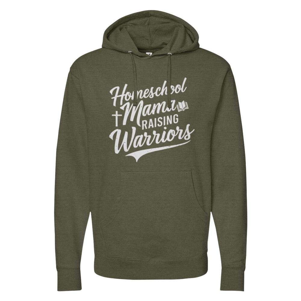 Homeschool Mama Raising Warriors Midweight Hoodie