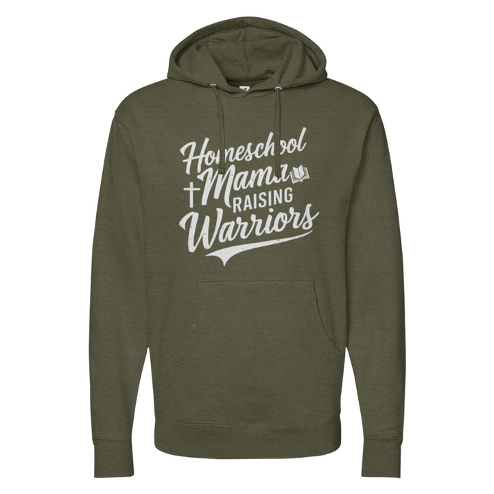 Homeschool Mama Raising Warriors Midweight Hoodie