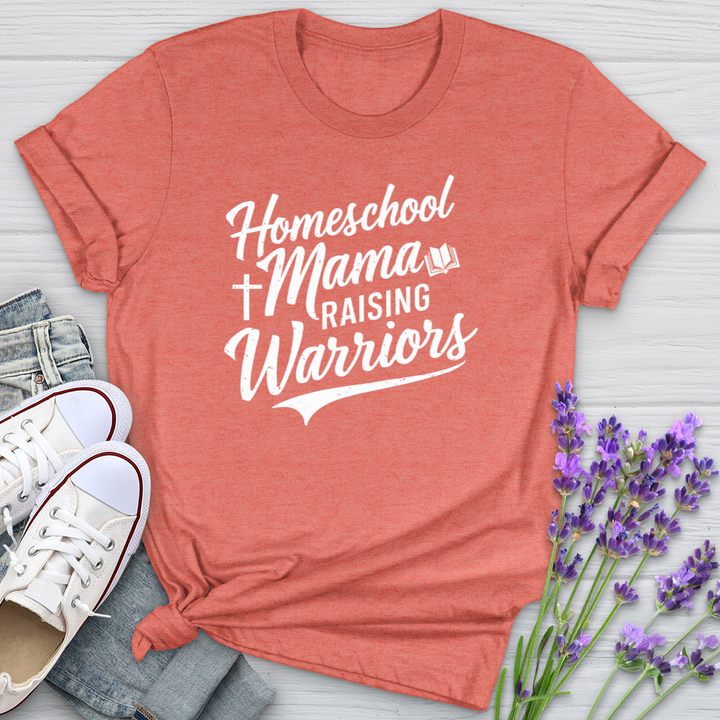 Homeschool Mama Raising Warriors Softstyle Tee