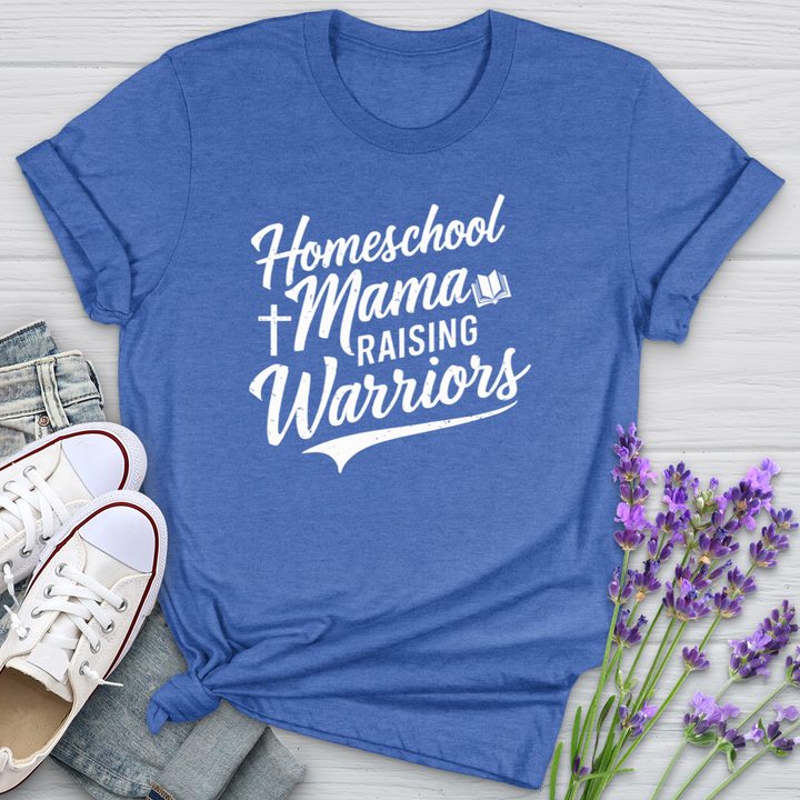 Homeschool Mama Raising Warriors Softstyle Tee