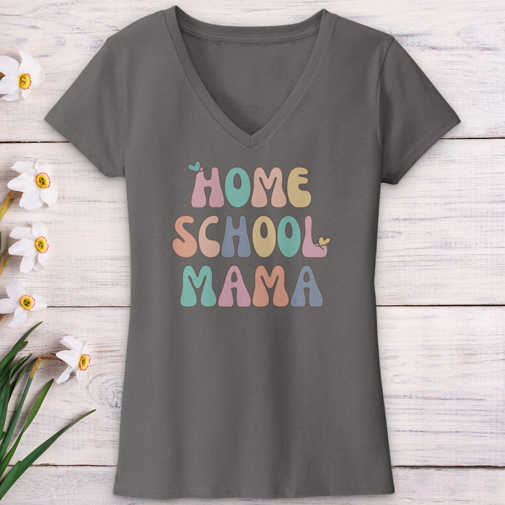 Homeschool Mama V-Neck Tee