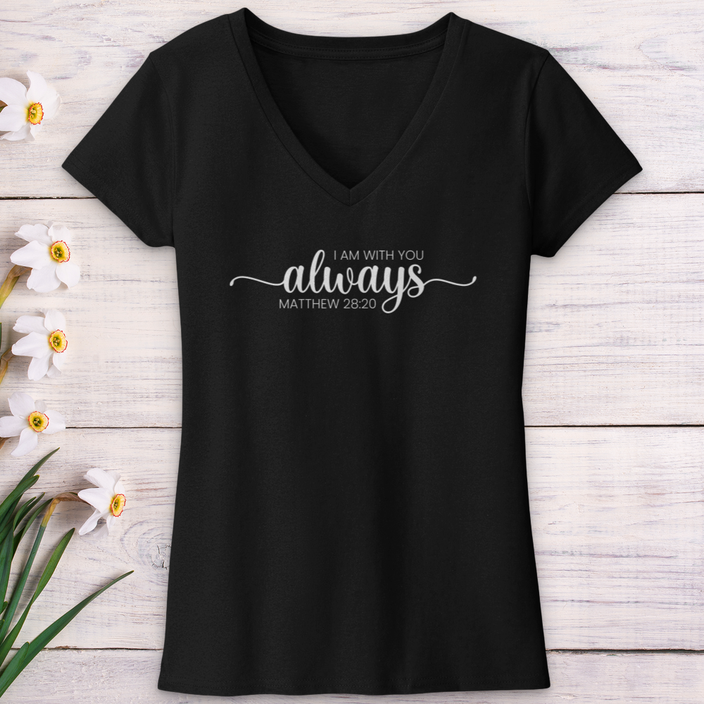 I Am Always With You V-Neck Tee