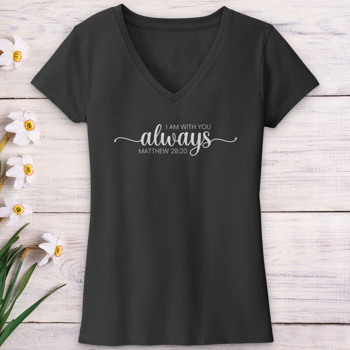 I Am Always With You V-Neck Tee