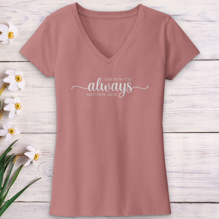 I Am Always With You V-Neck Tee