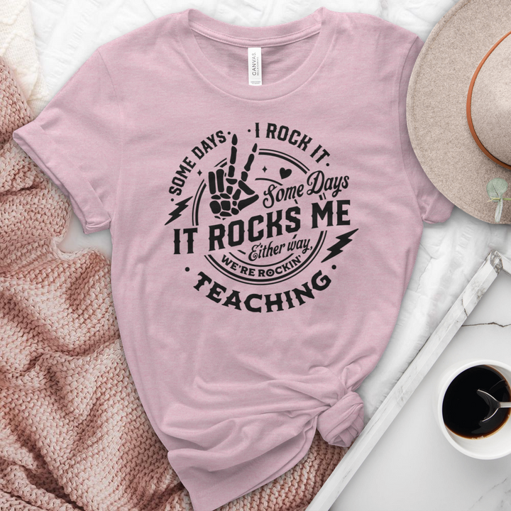 I Rock Teaching Heathered Tee