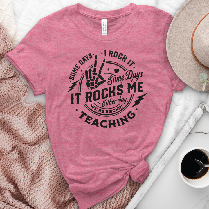 I Rock Teaching Heathered Tee