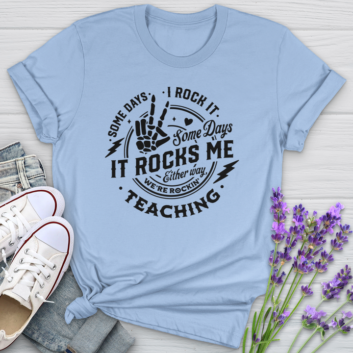 I Rock Teaching Softstyle Tee