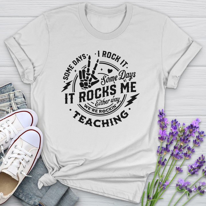 I Rock Teaching Softstyle Tee