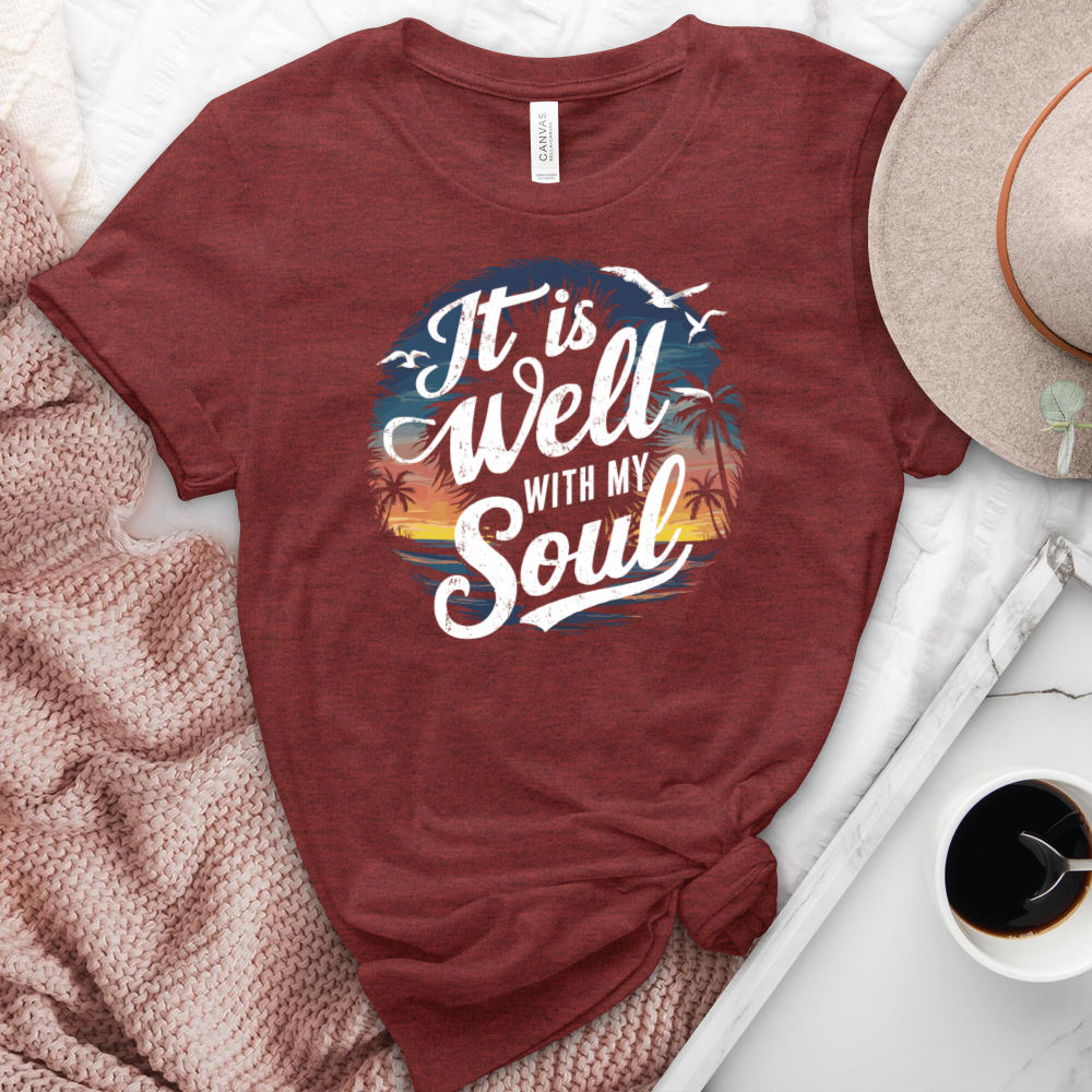 It is Well with My Soul Heathered Tee