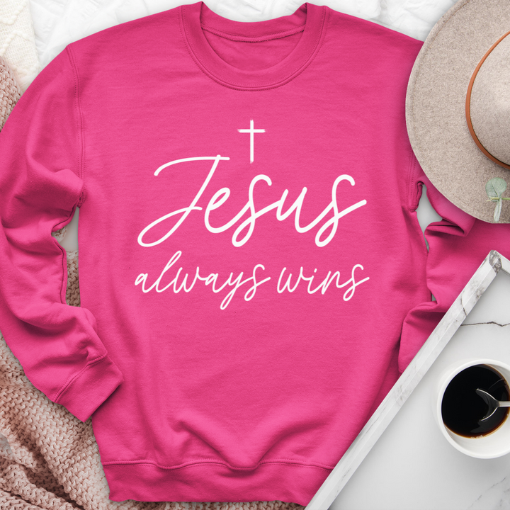 Jesus Always Wins Crewneck