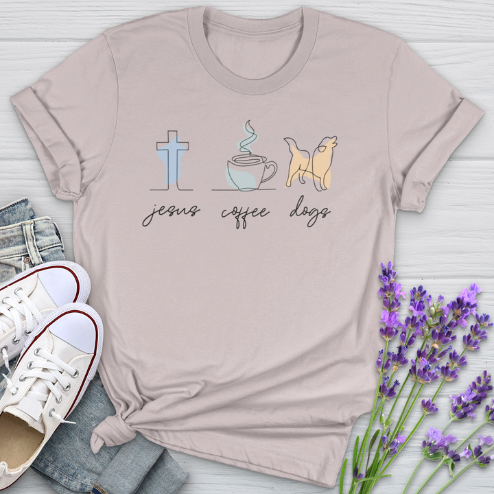 Jesus Coffee Dogs Softstyle Tee