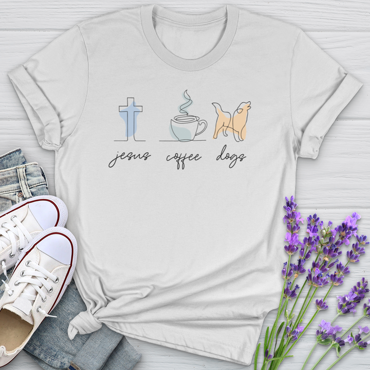 Jesus Coffee Dogs Softstyle Tee