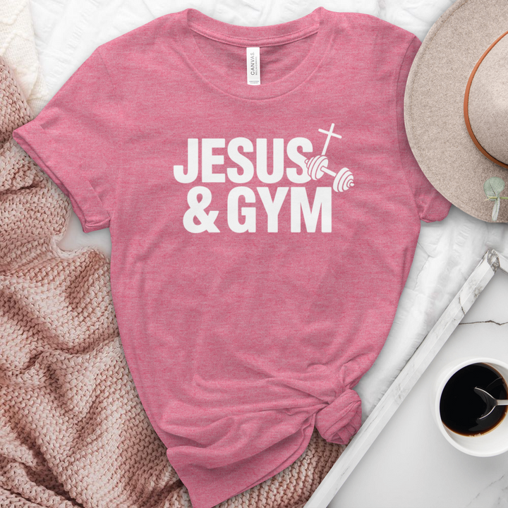 Jesus & Gym Heathered Tee