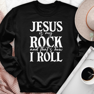 Jesus Is My Rock Crewneck