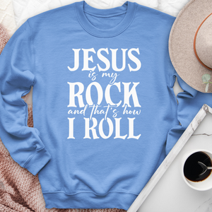 Jesus Is My Rock Crewneck