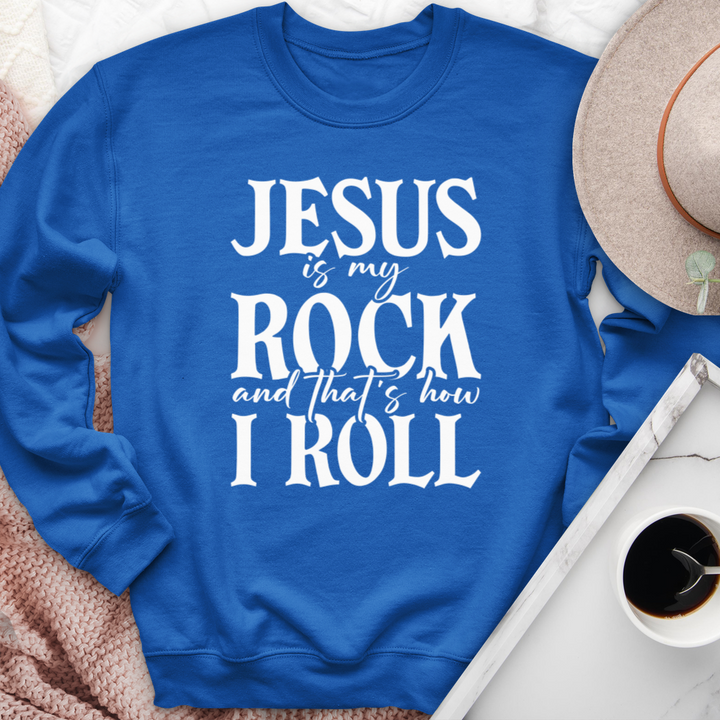 Jesus Is My Rock Crewneck