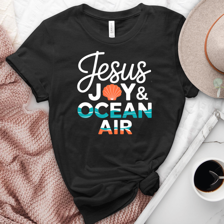 Jesus Joy & Ocean Air Heathered Tee