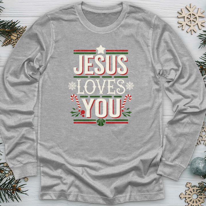 Jesus Love You Christmas Long Sleeve Tee