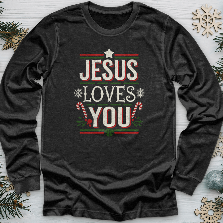 Jesus Love You Christmas Long Sleeve Tee