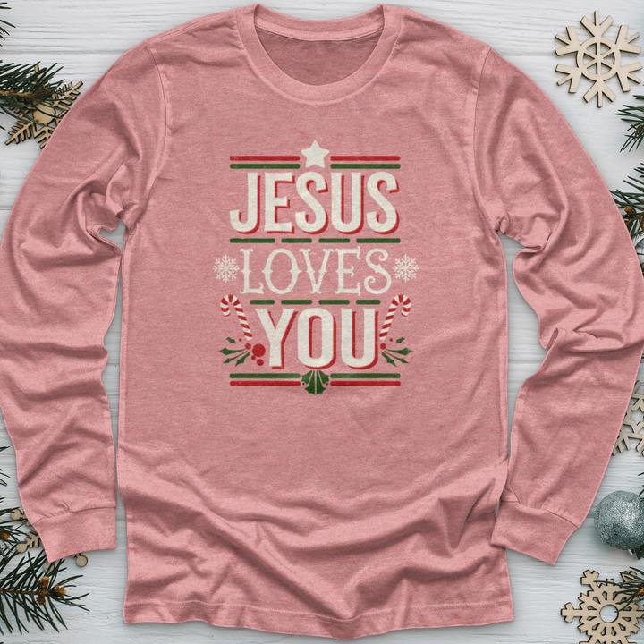 Jesus Love You Christmas Long Sleeve Tee