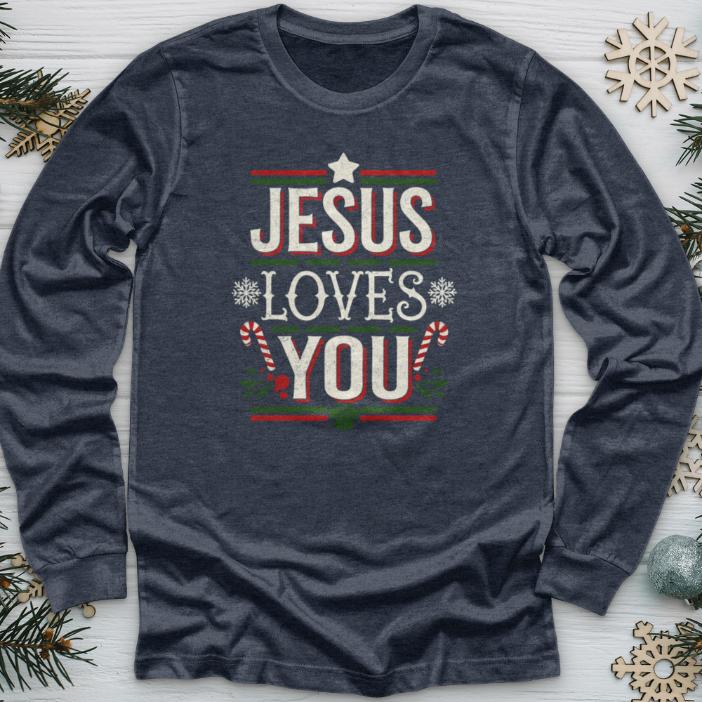 Jesus Love You Christmas Long Sleeve Tee