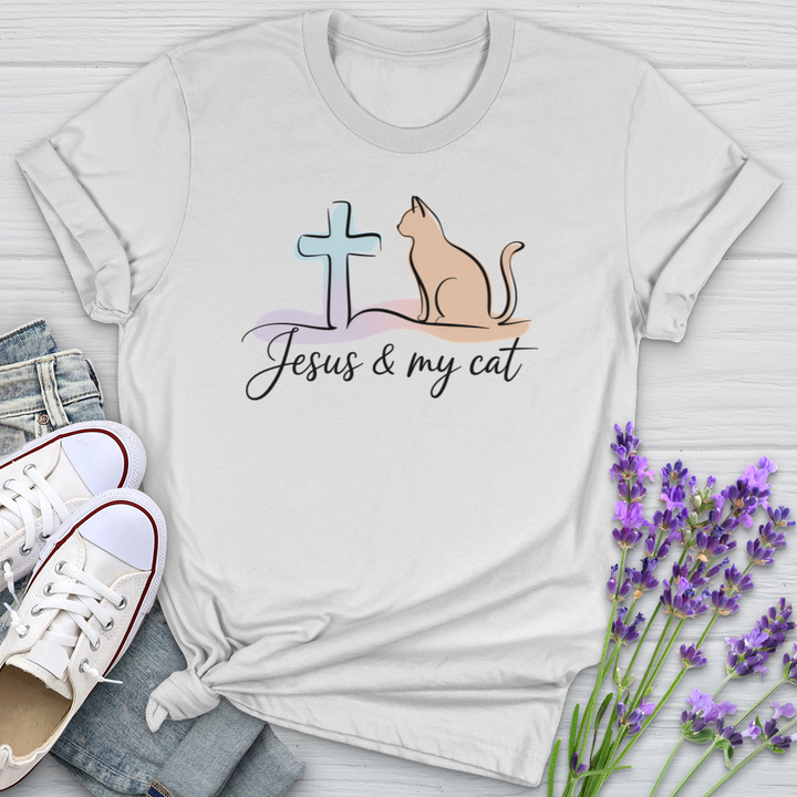 Jesus & My Cat Softstyle Tee