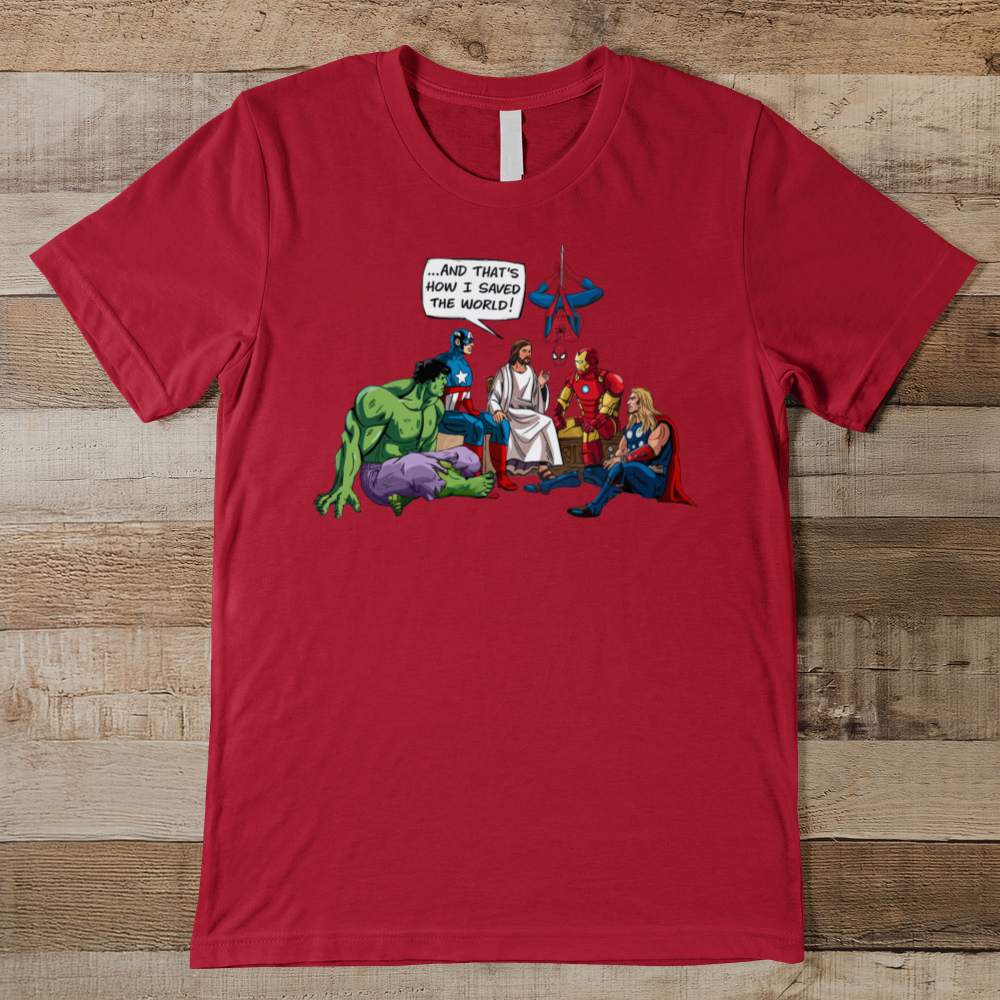 Jesus Superhero Men's Tee