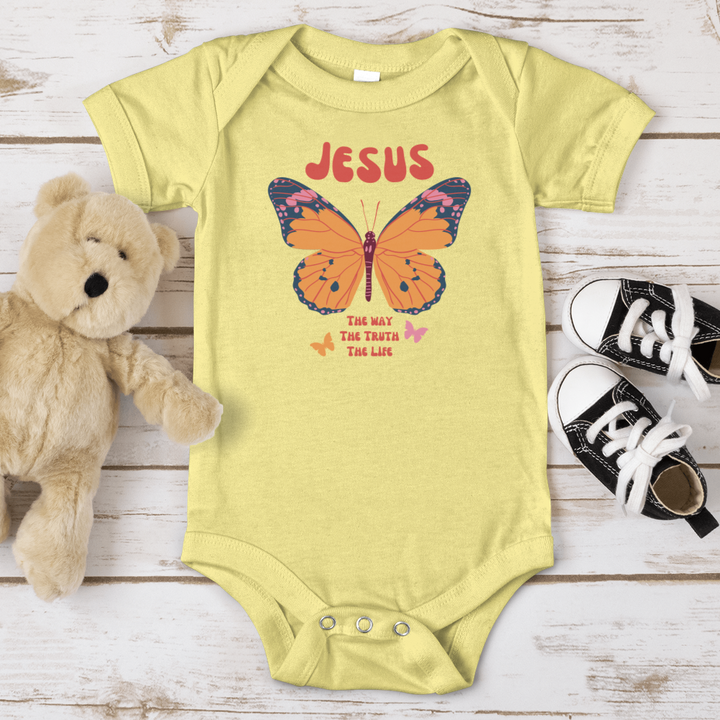 Jesus The Way The Truth The Life Baby Onesie