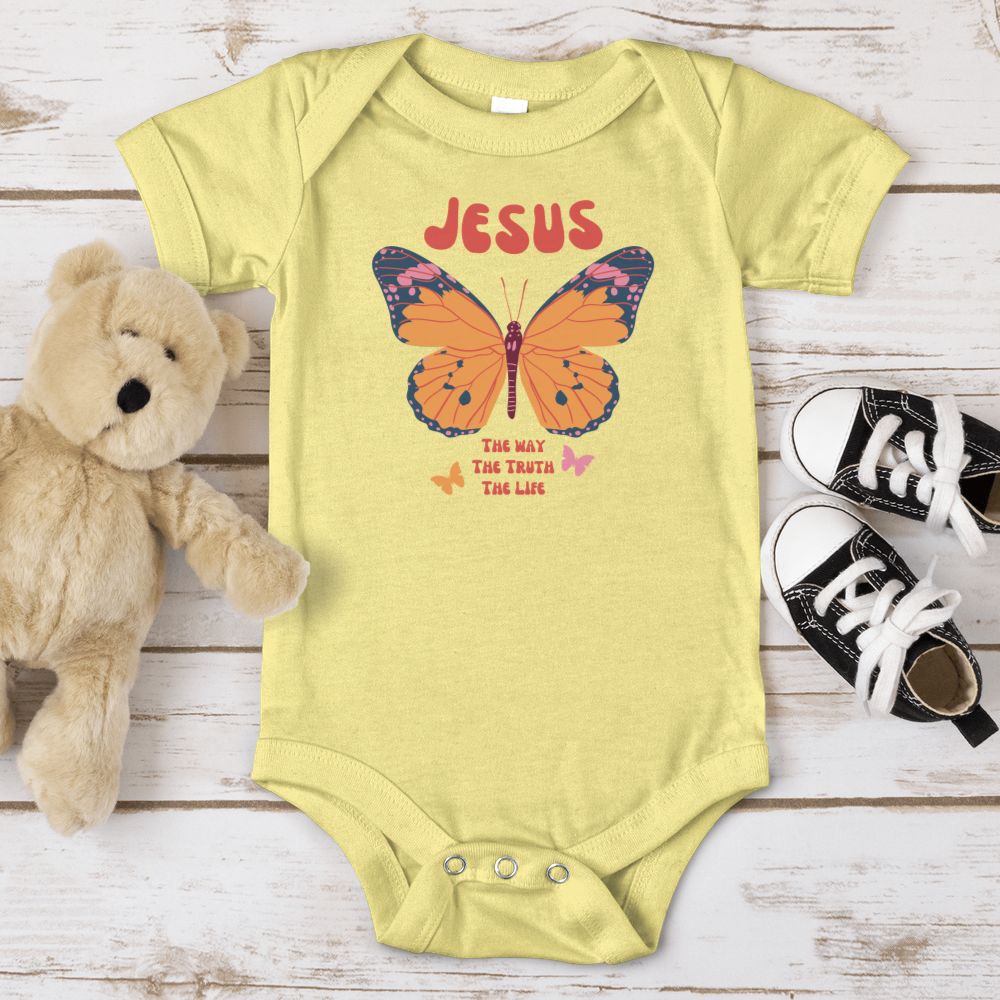 Jesus The Way The Truth The Life Baby Onesie
