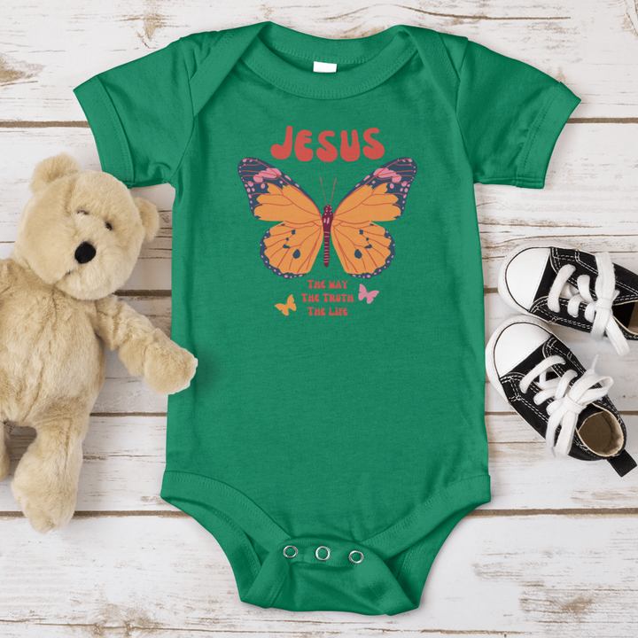 Jesus The Way The Truth The Life Baby Onesie