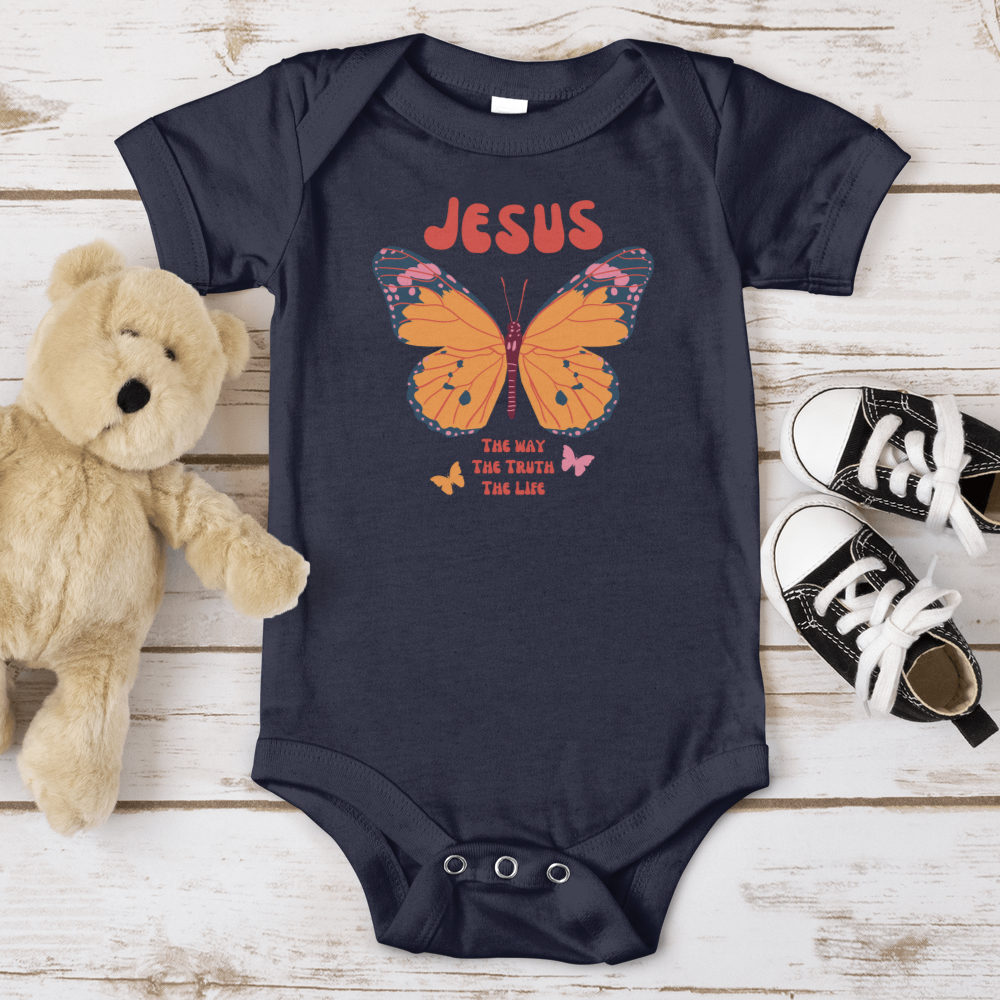 Jesus The Way The Truth The Life Baby Onesie