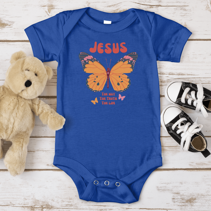 Jesus The Way The Truth The Life Baby Onesie