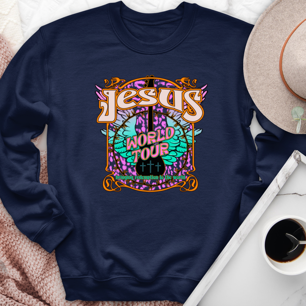 Jesus The World Tour Crewneck