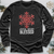 Joyful Merry & Blessed Snowflake Long Sleeve Tee