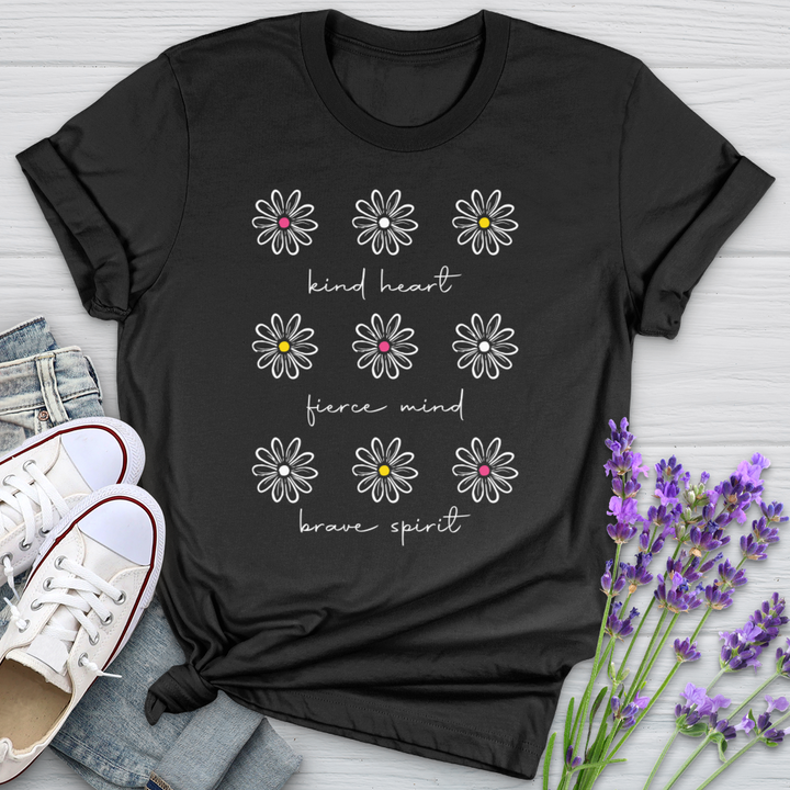 Kind Heart White Daisies Softstyle Tee