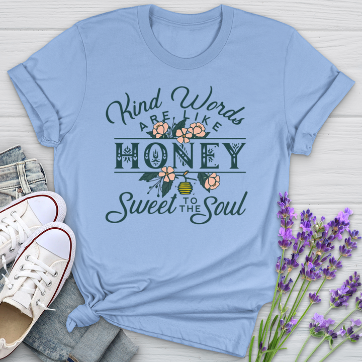 Kind Words Are Like Honey Softstyle Tee