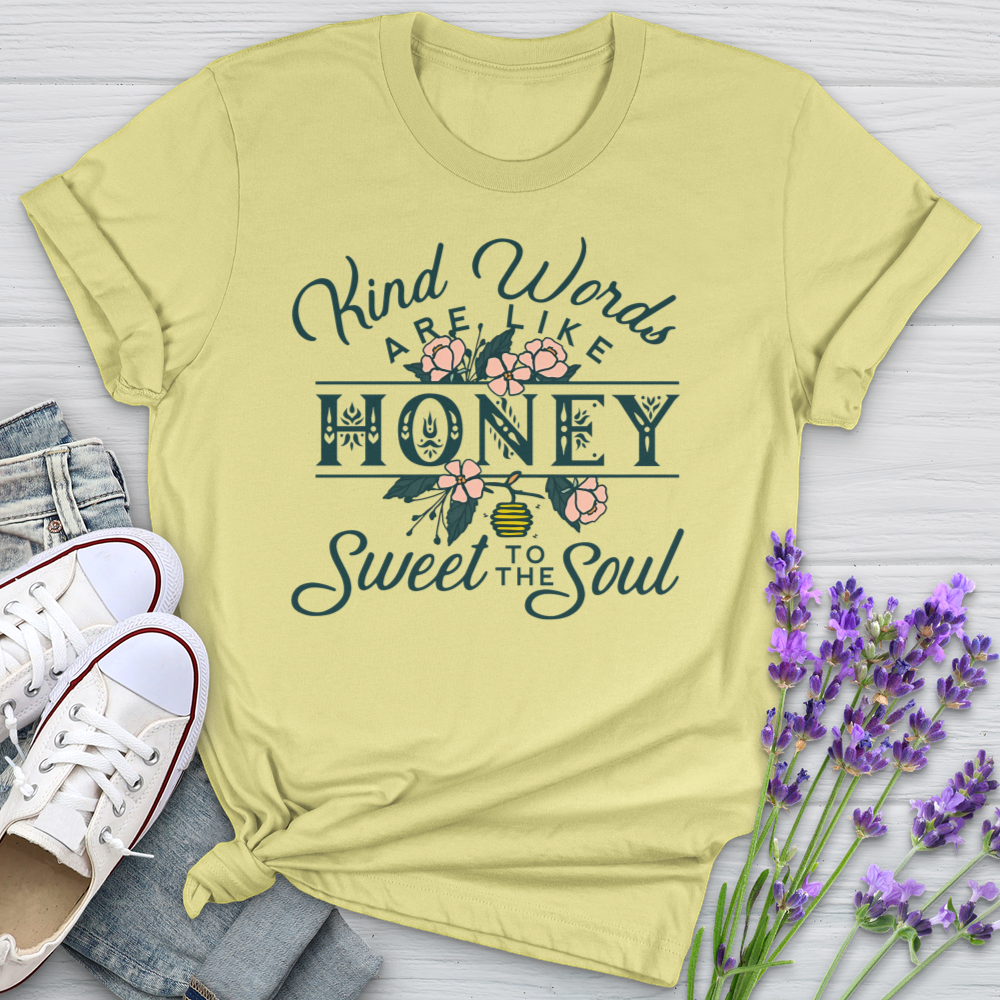 Kind Words Are Like Honey Softstyle Tee