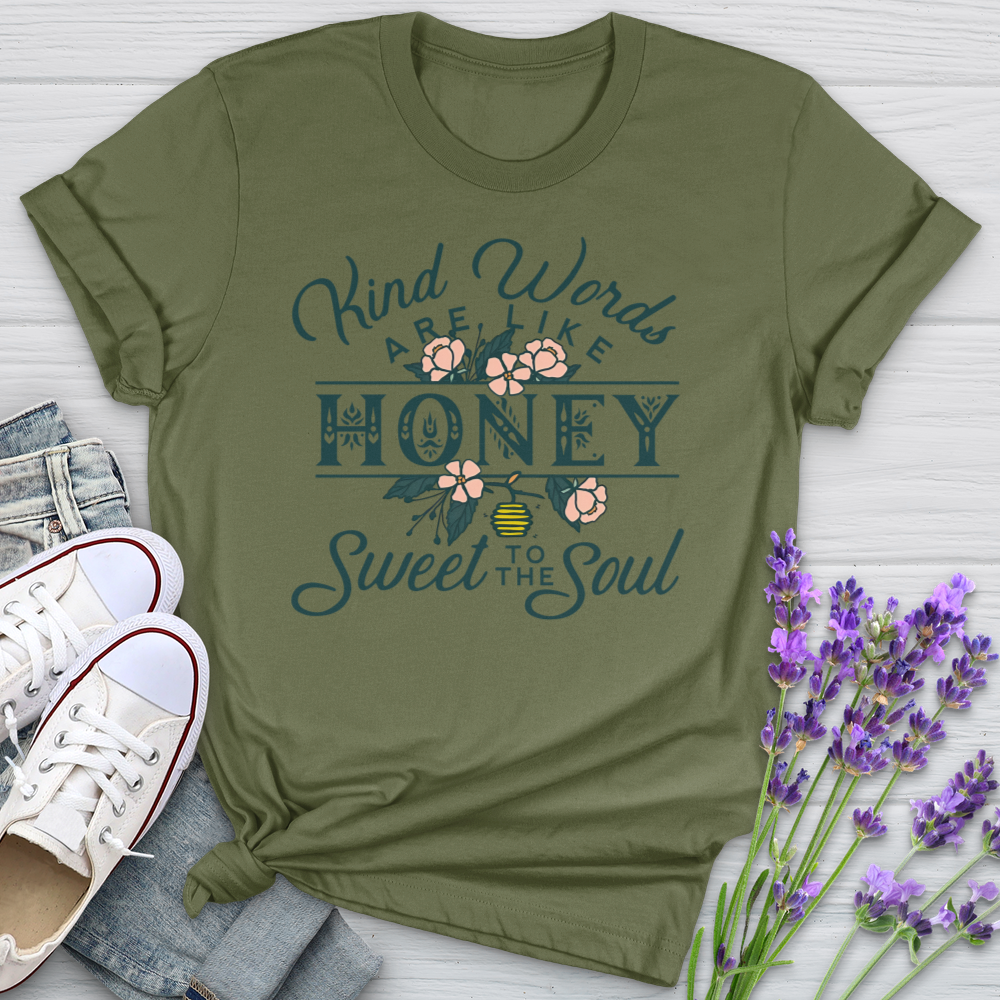 Kind Words Are Like Honey Softstyle Tee