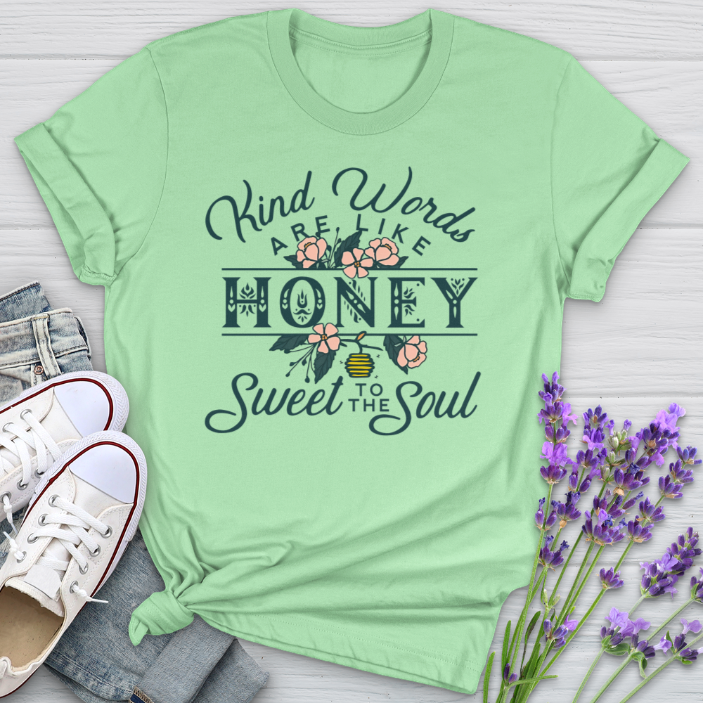 Kind Words Are Like Honey Softstyle Tee