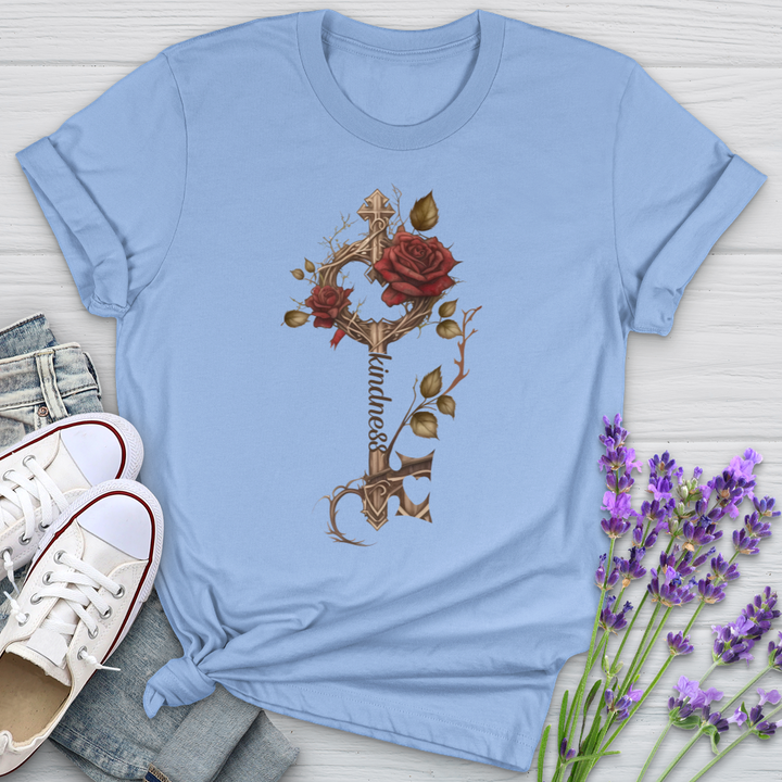 Kindness is Key Heart Softstyle Tee