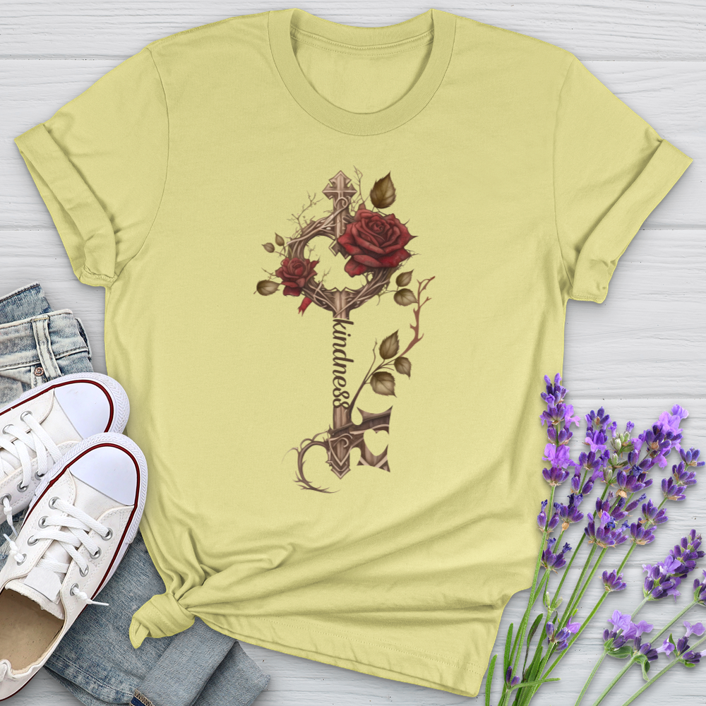 Kindness is Key Heart Softstyle Tee