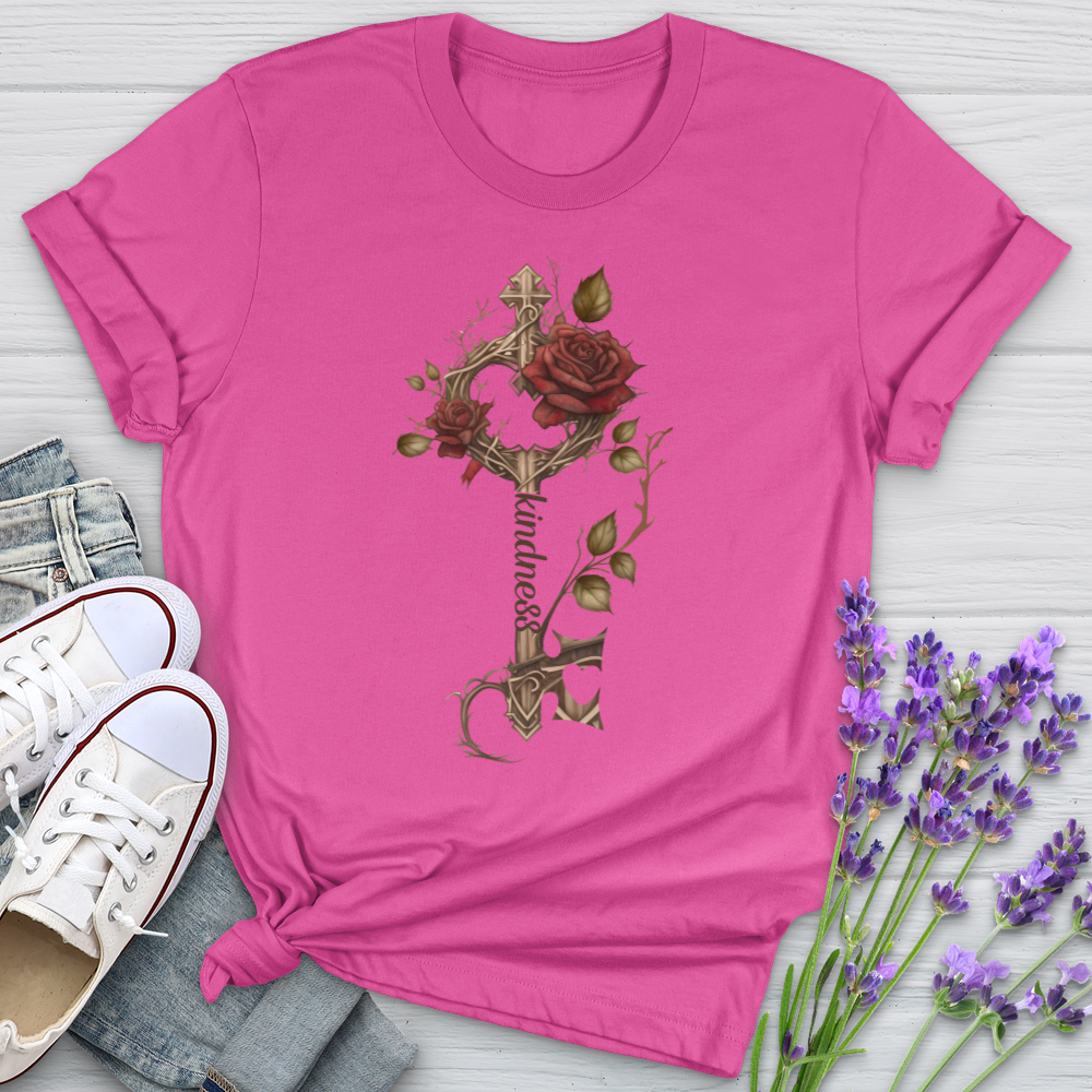 Kindness is Key Heart Softstyle Tee