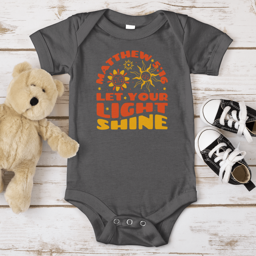 Let Your Light Shine Baby Onesie