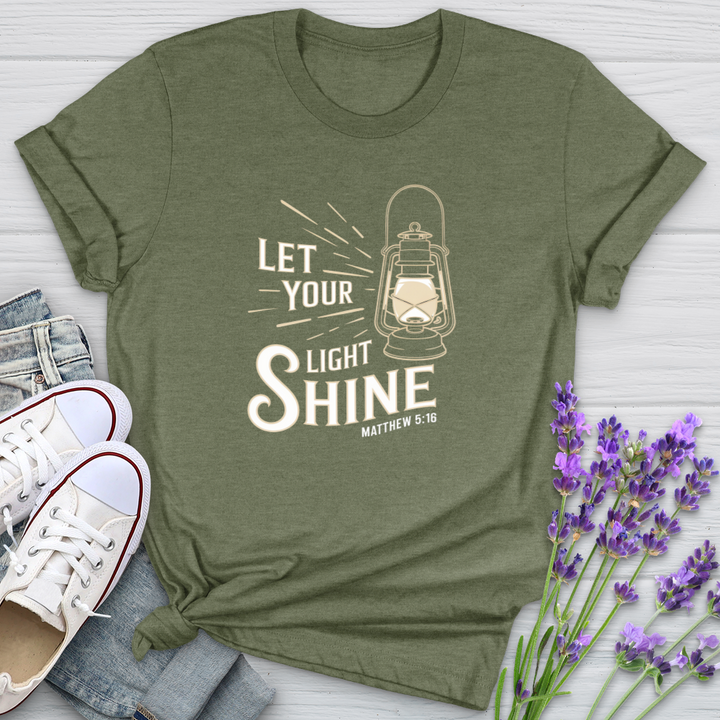 Let Your Light Shine Softstyle Tee