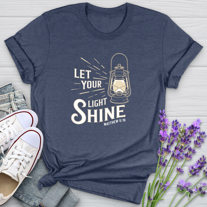 Let Your Light Shine Softstyle Tee