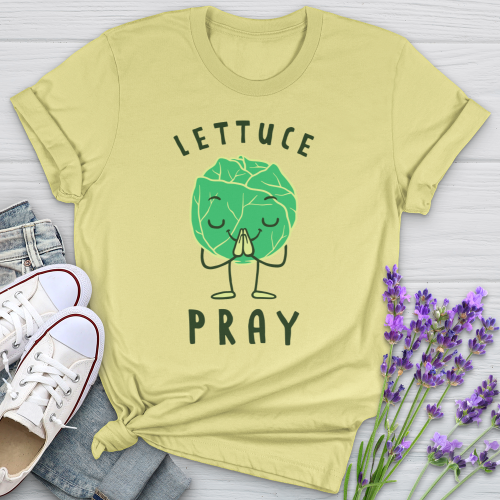 Lettuce Pray 01 Softstyle Tee