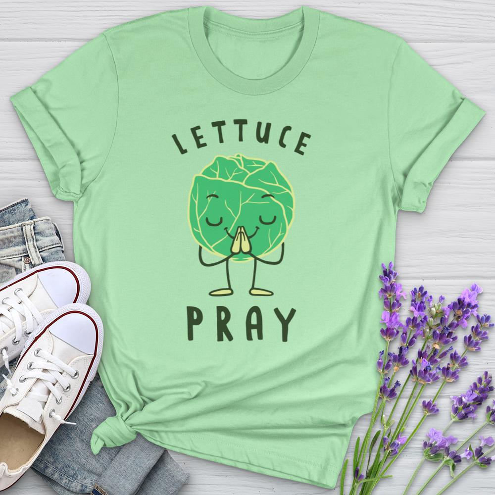 Lettuce Pray 01 Softstyle Tee