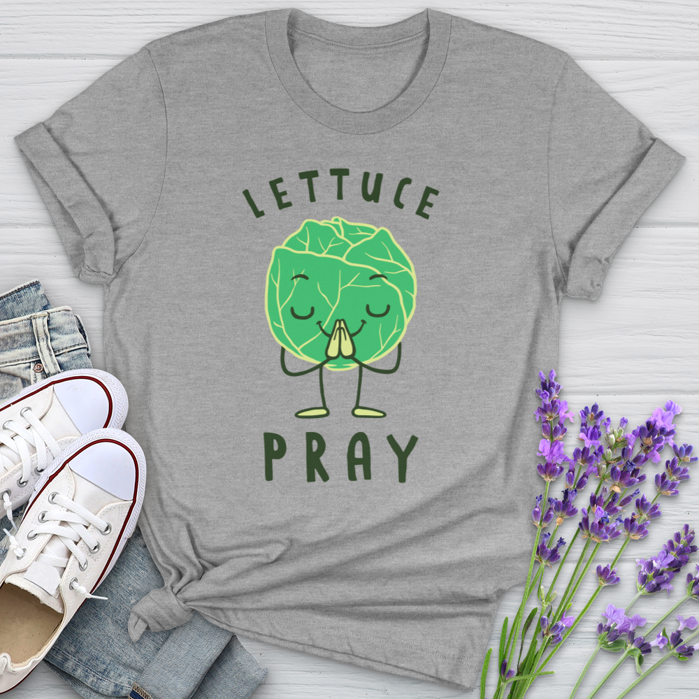 Lettuce Pray 01 Softstyle Tee